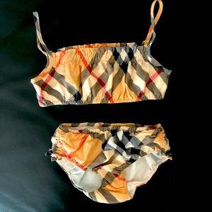 Authentic Burberry girl beige icon 2 piece